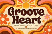Groove Heart, a Script Font by Wow Magic (Thumbnail 1 of 5)