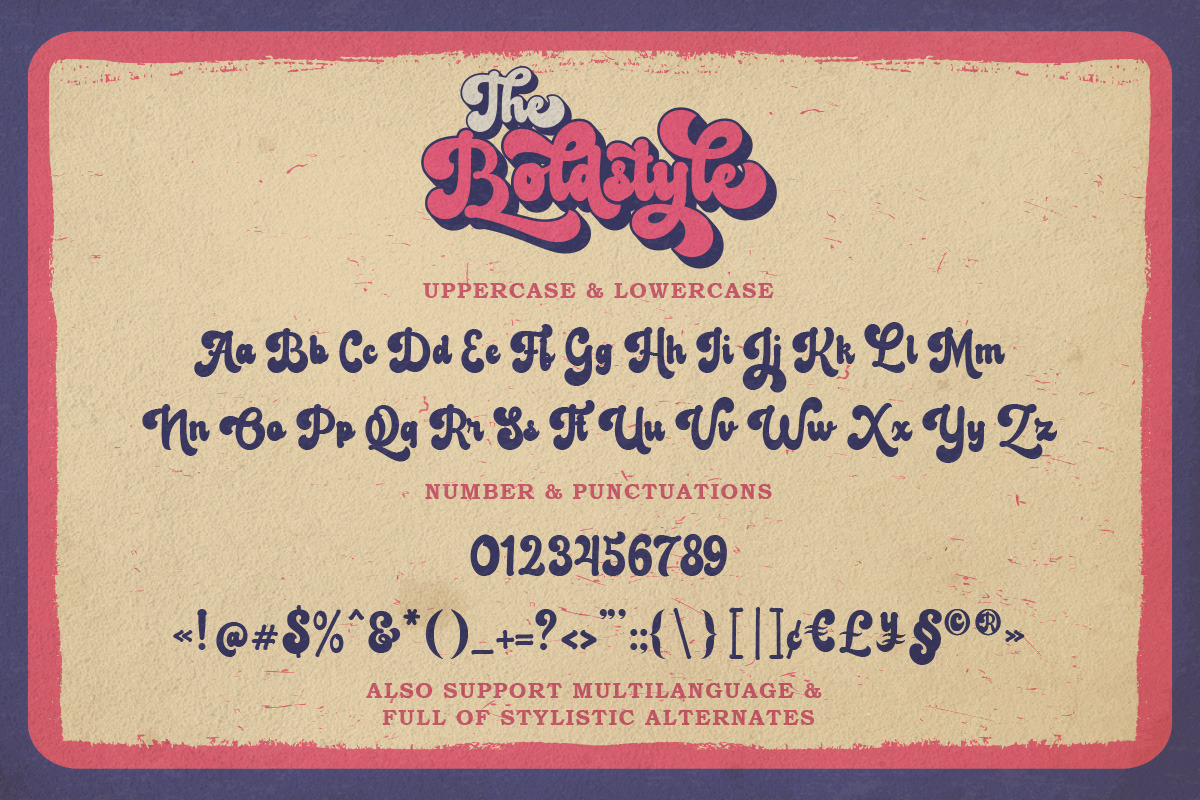 The Boldstyle | Retro Script, a Script Font by Almeera Std (Photo 9 of 11)