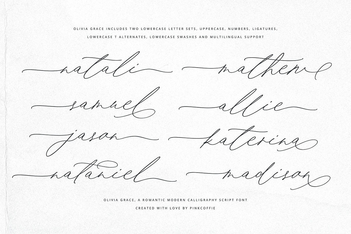 Wedding Calligraphy Font Duo Bundle, a Script Font by Pink Coffie (Photo 6 of 51)