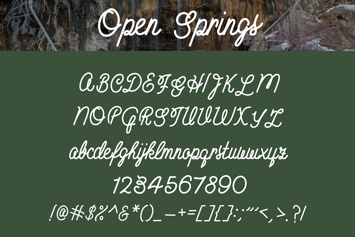 Open Springs - Font Trio preview 7