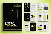 Modern Brand Guidelines, a Brochure Template by ContestDesign (Thumbnail 1 of 4)