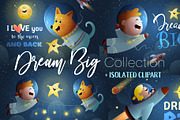 Space Kids Astronaut Dream Bundle, an Animal Illustration by Popmarleo Shop (Thumbnail 8 of 19)
