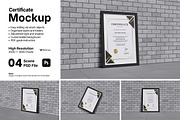 Certificate Mockup Bundle Set, a Merchandise Mockup by Rielismee (Thumbnail 1 of 5)