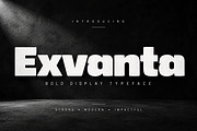 Exvanta – Bold Display Typeface, a Slab Serif Font by Wow Magic (Thumbnail 1 of 5)
