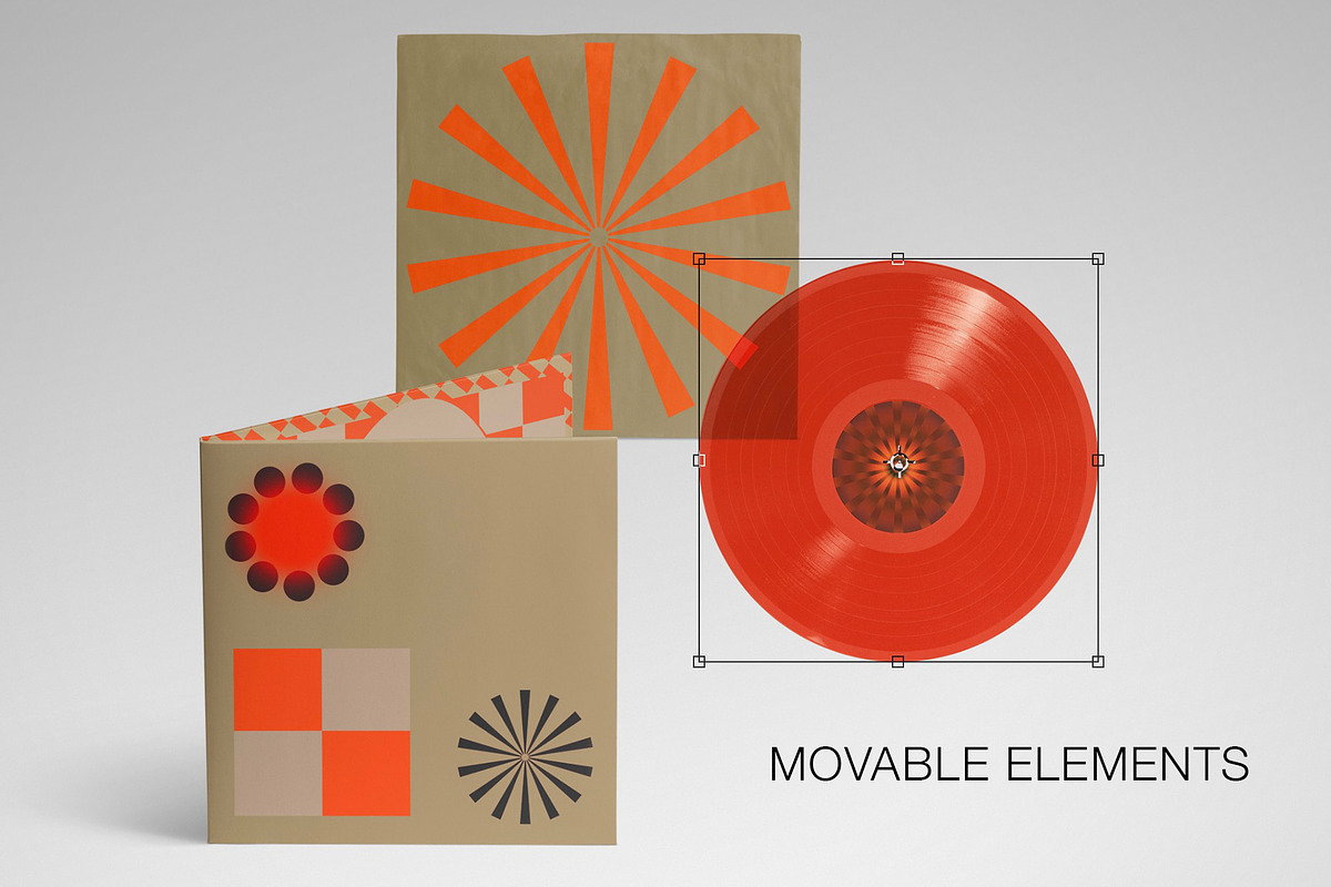 Gatefold Vinyl Mockup Pack, a Packaging Mockup by Glue Lab (Photo 3 of 8)
