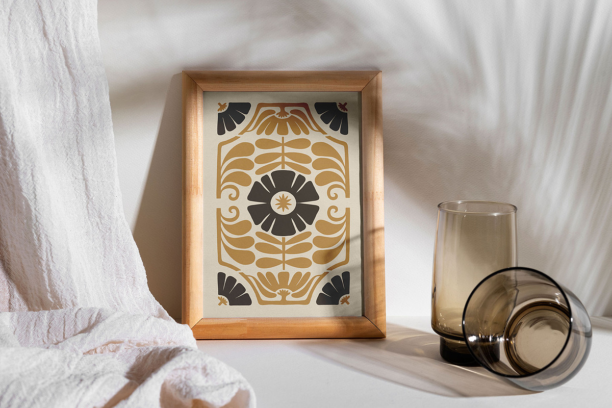 Neutral Floral | Wall Art Collection, an Object Graphic by Leleka.Store (Photo 12 of 18)
