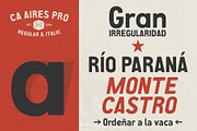 CA Aires Pro, a Sans Serif Font by Cape Arcona Type Foundry (Thumbnail 2 of 7)