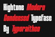Hightone | Condensed Duo Font, a Sans Serif Font by Typoraith Co (Thumbnail 6 of 11)