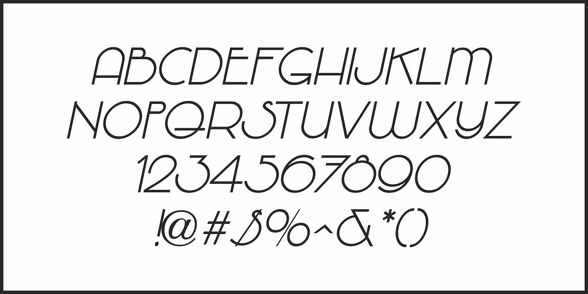 Deco Sketch JNL, a Sans Serif Font by Jeff Levine Fonts (Photo 5 of 5)