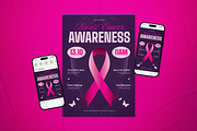 Breast Cancer Awareness Flyer Set, a Flyer Template by The Good Store (Thumbnail 1 of 2)