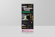 Art Exhibition Roll Up Banner, a Print Template by Annora Studio (Thumbnail 5 of 6)