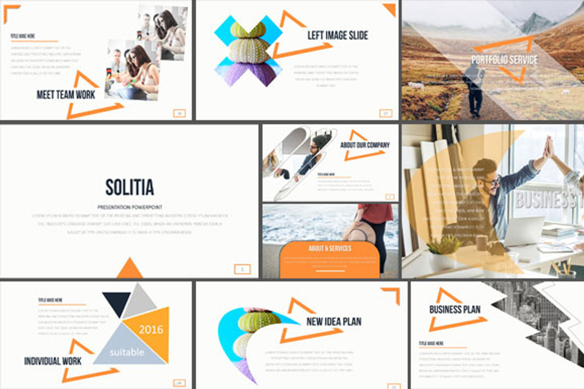 Solitia Creative Powerpoint Template, a Presentation Template by SlideBester (Photo 1 of 6)