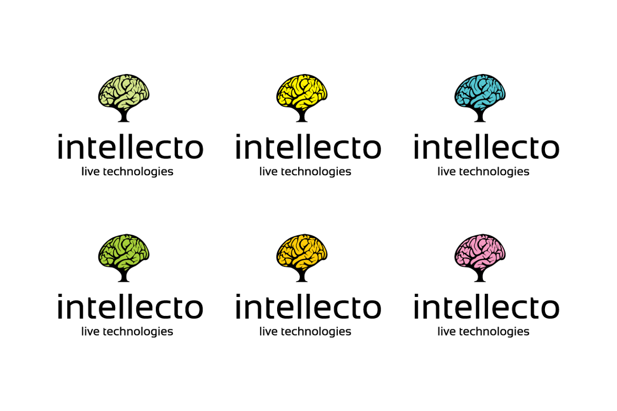 Intellecto logo template, a Branding & Logo Template by Danil Polshin