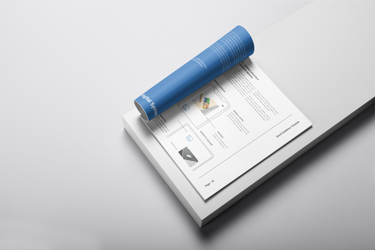 Brand Guidelines Template, a Brochure Template by DesignCrest (Photo 8 of 14)