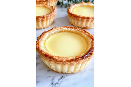 Delicious pastel de nata reveals, a Food & Drink Photo by Lermont51