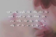 Sunset Garden handwritten font, a Handwritten Font by BilberryCreates (Thumbnail 16 of 18)