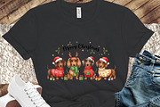Merry Christmas Dachshund Dog PNG, an Illustration by designcity5 (Thumbnail 3 of 8)