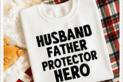 Husband Father Protector Hero, a Graphic by crative8112 (Thumbnail 1 of 3)