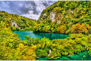 View of the plitvice lakes national containing croatia, lake, and nature, a Nature Photo by Leonid Andronov