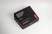 Square box packaging mockup set, a Packaging Mockup by Assyat (Thumbnail 4 of 6)