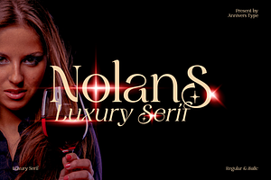 Nolans - Luxury Serif Typeface