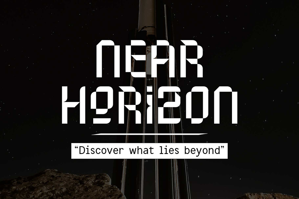Bytalion - Futuristic Font, a Font by Arterfak Project (Photo 9 of 13)