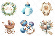 Neutral Boho Baby Shower Doodle Clip, an Illustration by DreamPrint404 (Thumbnail 4 of 6)