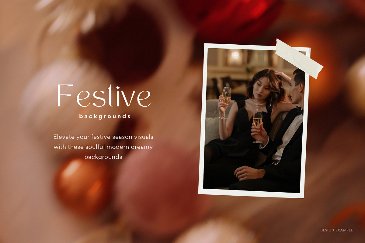 Dreamy Blurry Christmas Backgrounds, a Background Graphic by eclosque (Photo 5 of 36)