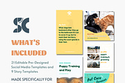 Social Media Post Templates for Pets, a Social Media Template by SmallMakersContent (Thumbnail 2 of 7)