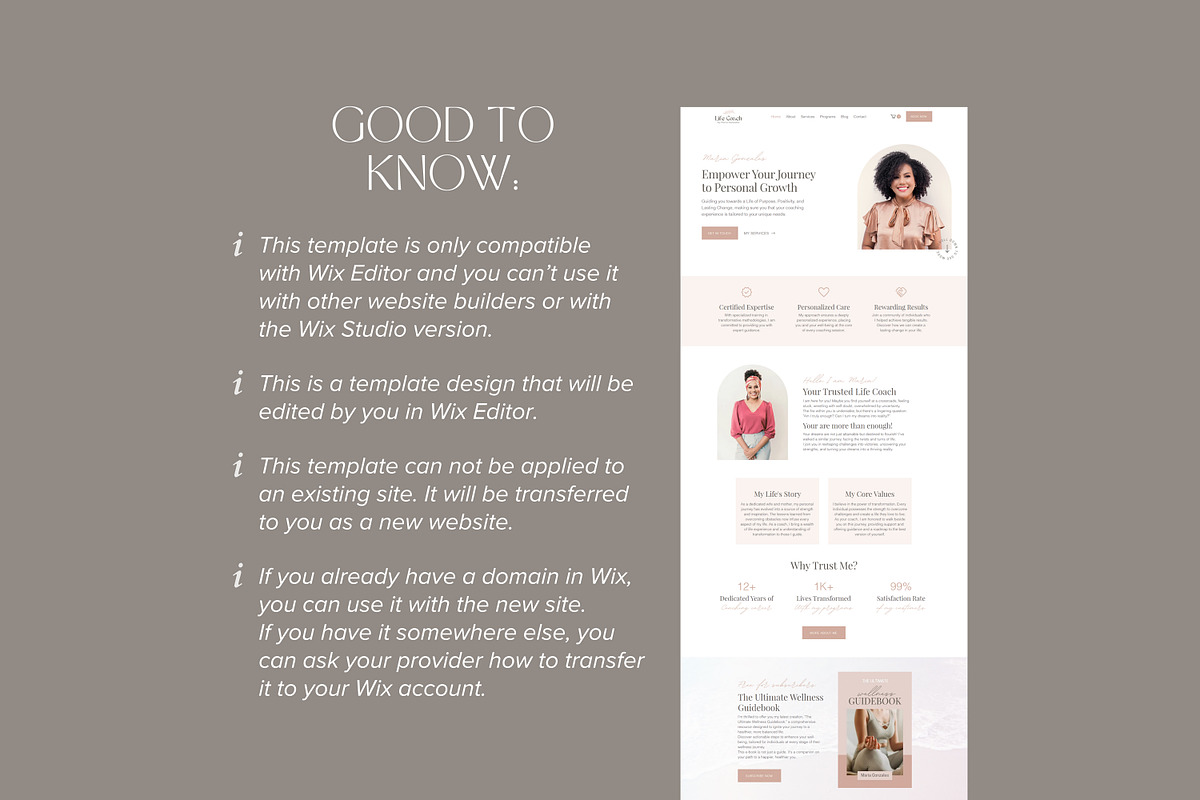 Wix Template Coaching Wix Website, a Wix Template by vectorocean (Photo 11 of 11)