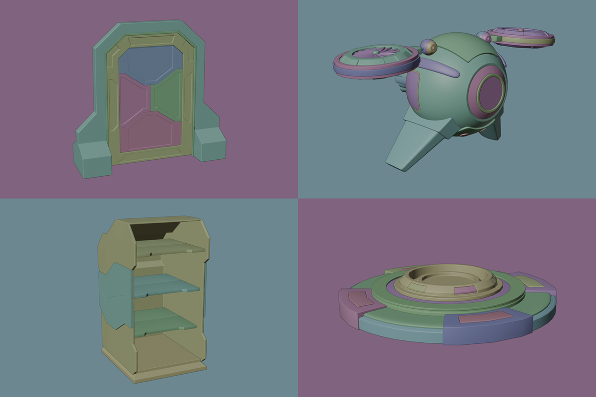 Sci-Fi 3D Item Pack, an Object 3D Model by Dudukbersama (Photo 5 of 8)