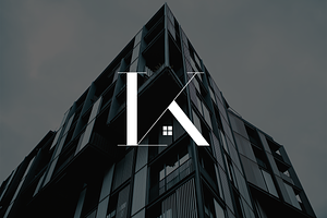 Minimalist Letter K Real Estate Logo