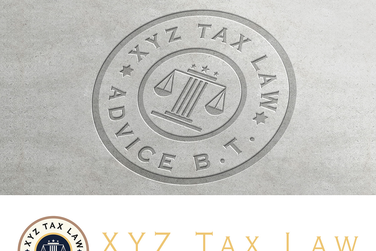 Tax Law Company Logo, a Branding & Logo Template by Emdaduljs (Photo 3 of 3)