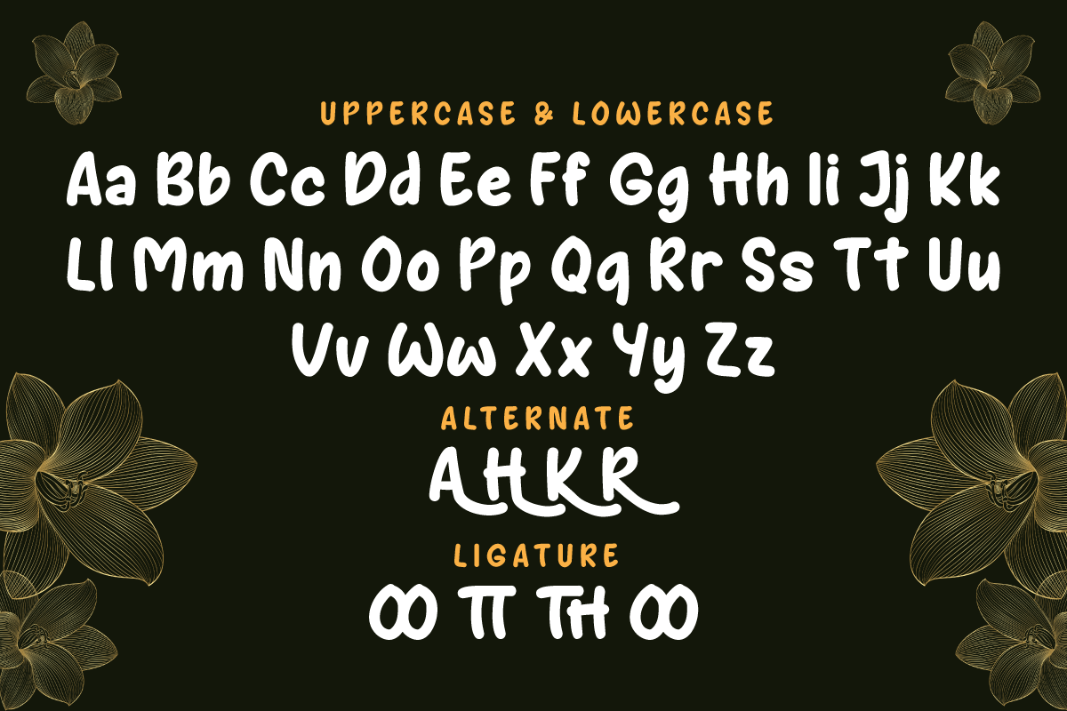 AYARA | Handwritten Display, a Handwritten Font by twinstd (Photo 9 of 10)
