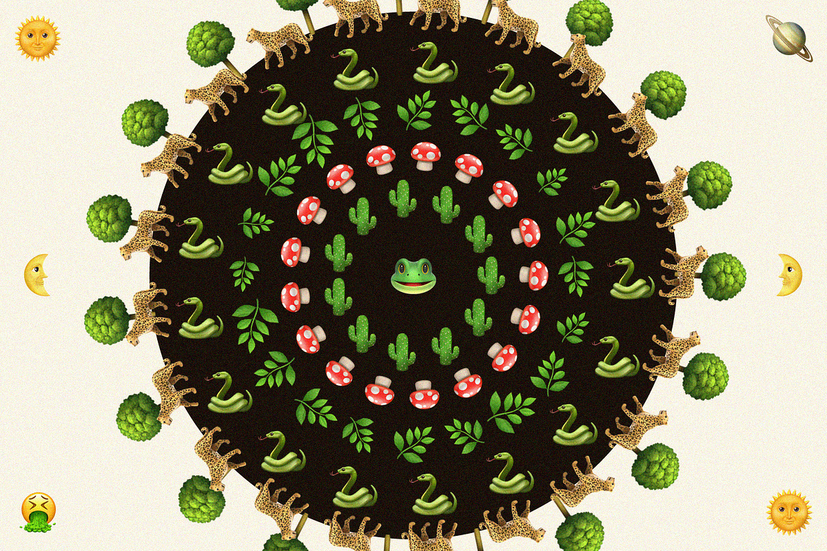 Spiritual, Psychedelic Emoji Brushes, a Brush Add-On by kloroform (Photo 5 of 10)