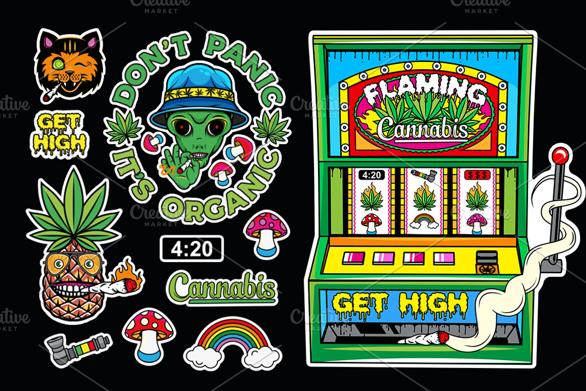 Cannabis Collection, a Healthcare Illustration by Moloko88 (Photo 1 of 3)