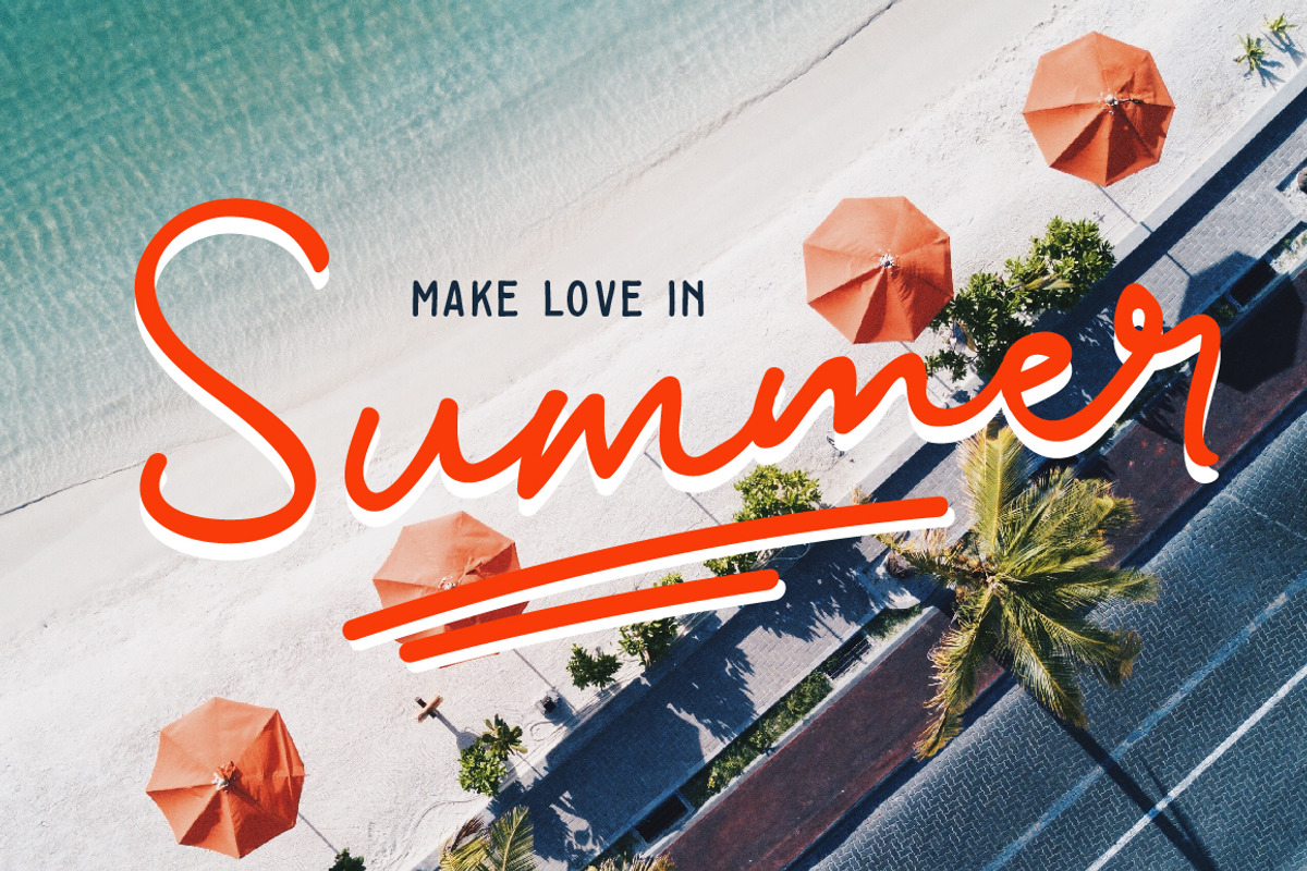 Baysoir - handwritten signature font preview 5