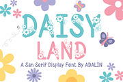 Daisy Land - Display Font, a Sans Serif Font by Adalin Shop (Thumbnail 1 of 6)