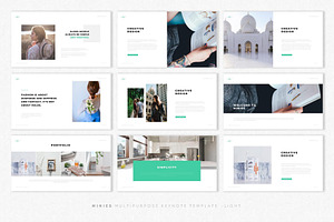 Minies Pitch Deck Keynote Template