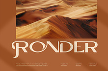 Ronder || Modern Stylish Sans Serif