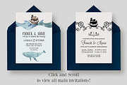 GIANT Nautical Wedding Collection, an Invitation Template by Knotted Design (Thumbnail 2 of 5)
