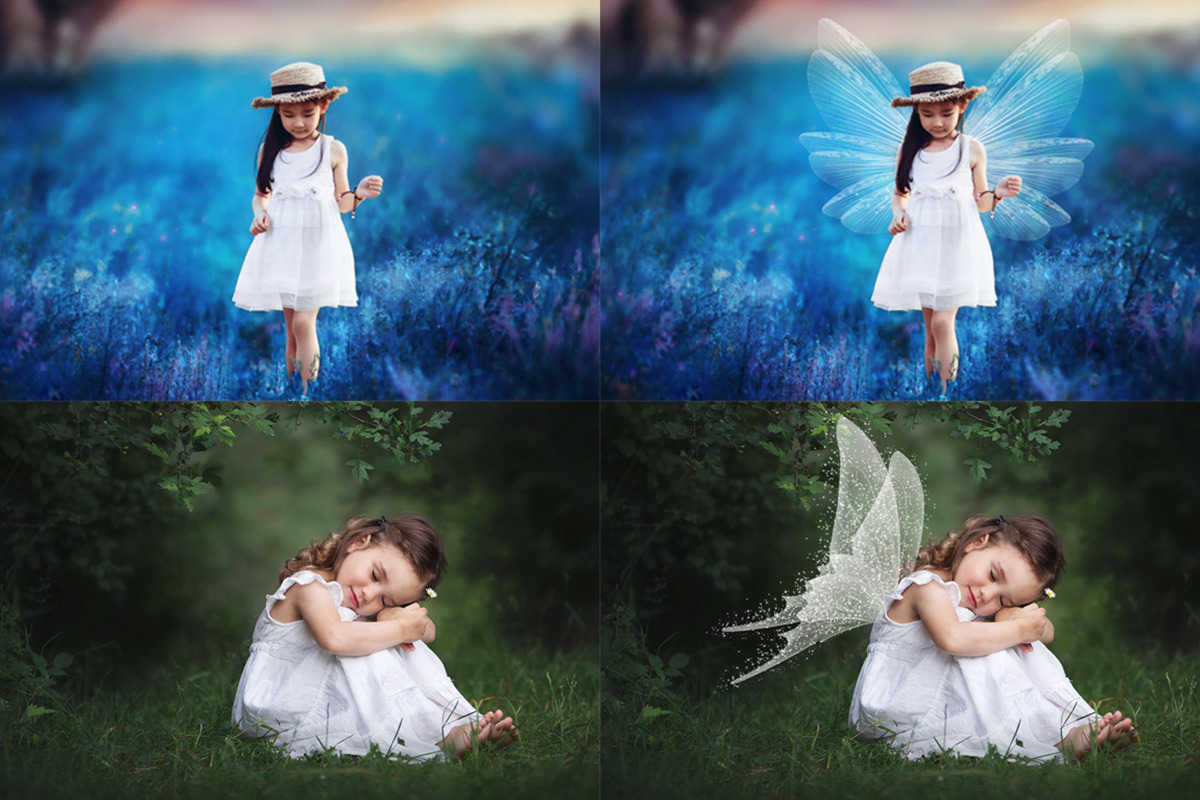 Fairy Wings Overlays, an Object Graphic by VligCreativeStudio (Photo 4 of 5)