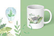 ETHICAL LIVING FRIENDS. Animals set, an Animal Illustration by OlliArtDesign (Thumbnail 5 of 12)