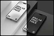 iPhone 14 Pro Max Bundle - 21 Mockup, an iPhone Mockup by 360 Mockups (Thumbnail 11 of 13)