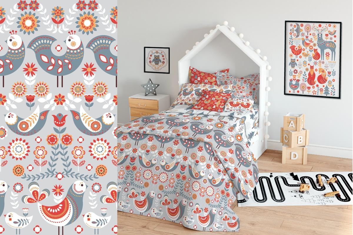 Scandinavian Tale, a Decorative Illustration by Irina Skaska (Photo 2 of 12)