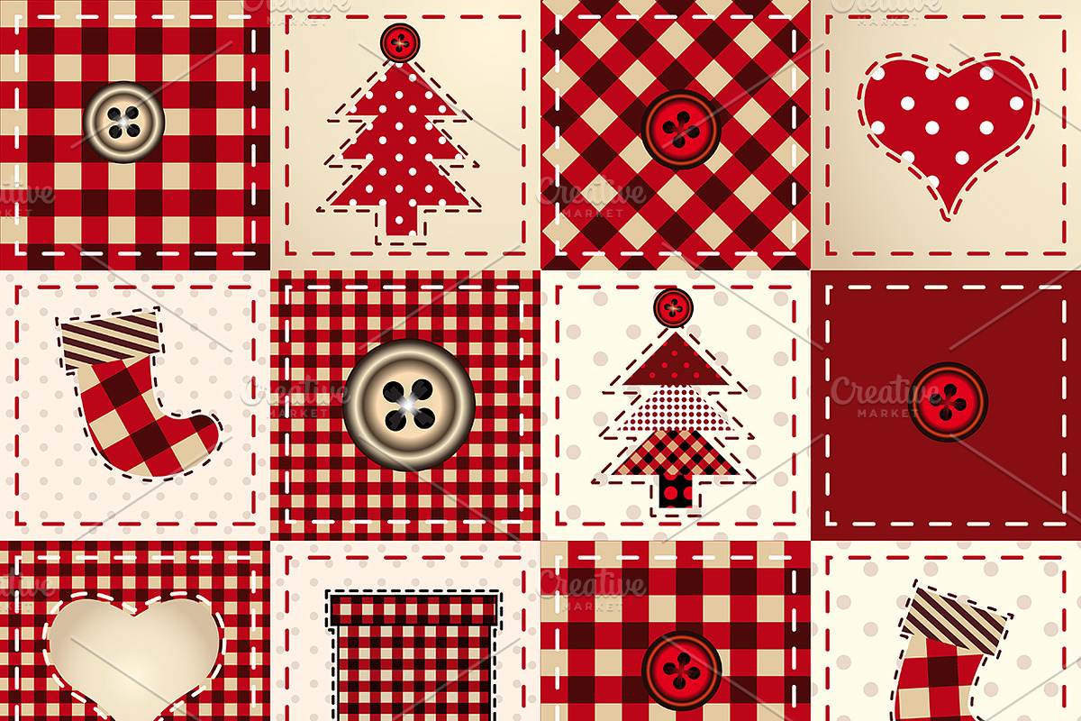 Festive Christmas Patterns, a Flyer Template by tkdesign (Photo 7 of 8)
