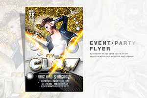 Glow Party Flyer