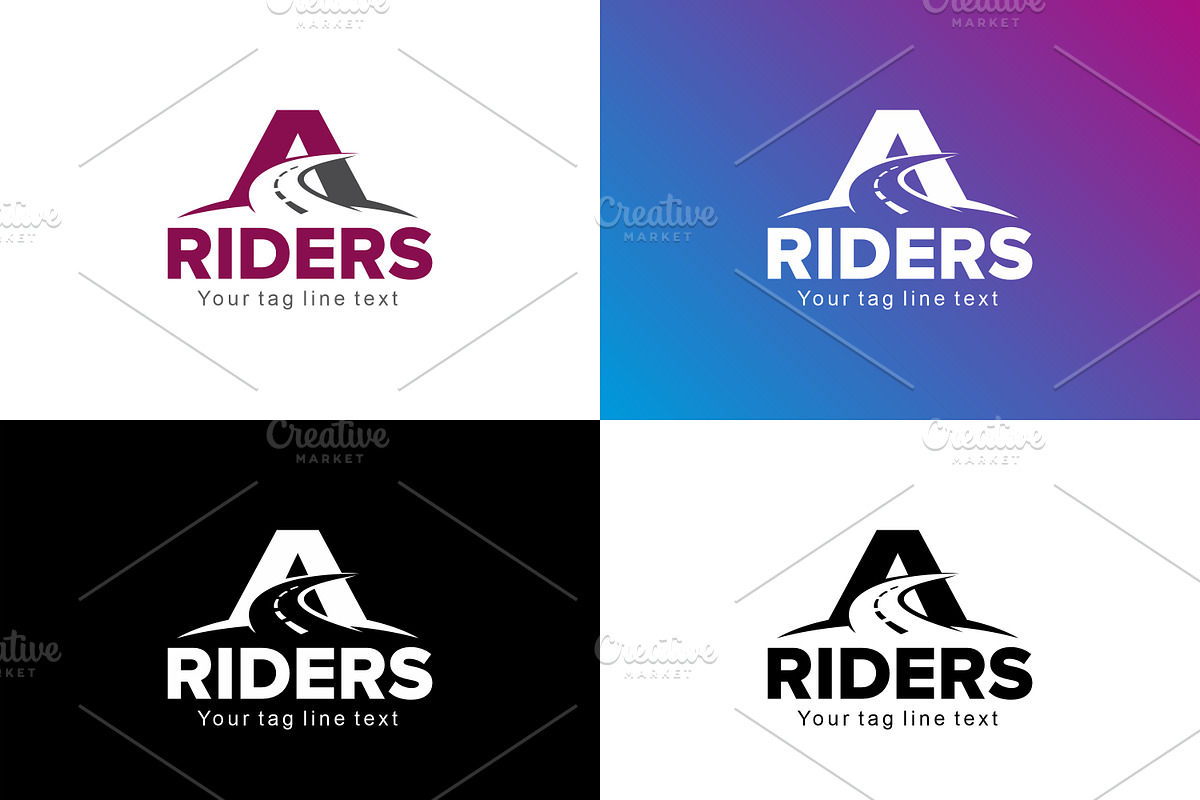 Riders Logo Design Template, a Branding & Logo Template by shahsoft ...