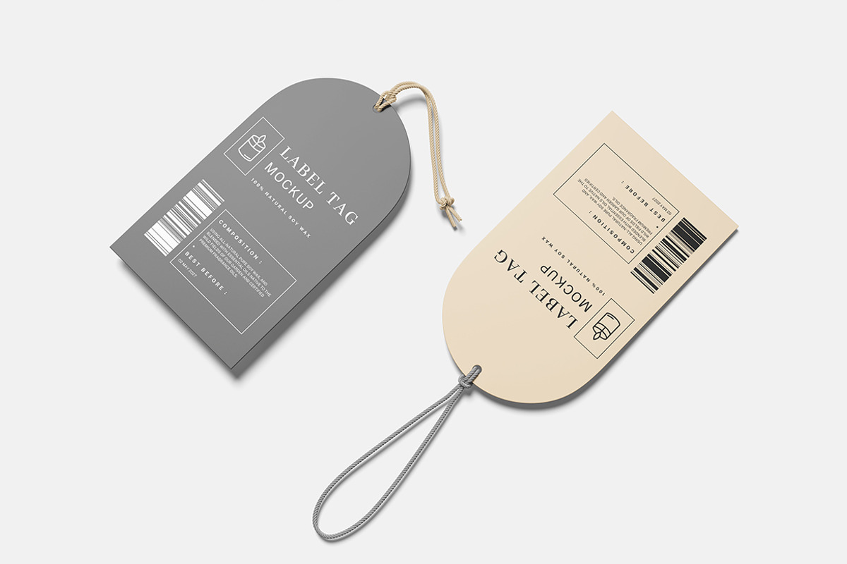 Label Tag Mockup, a Product Mockup by bimockup (Photo 6 of 6)