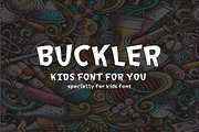 BUCKLER, a Symbol Font by ElimesherStudio (Thumbnail 1 of 3)